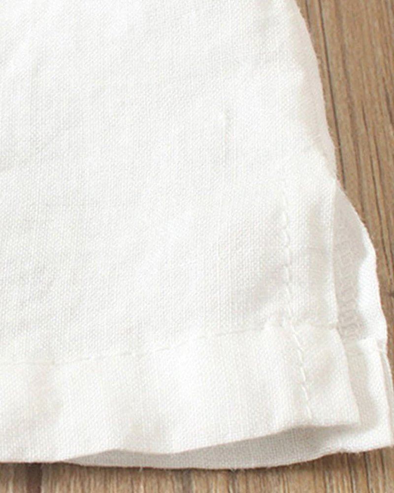 Ella | Casual Chic Linen Button Front Top 7