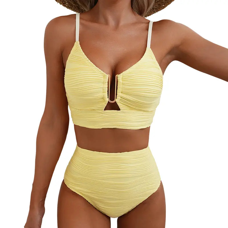 Elowen | Comfortable And Flattering High Waist Bikini Set 14