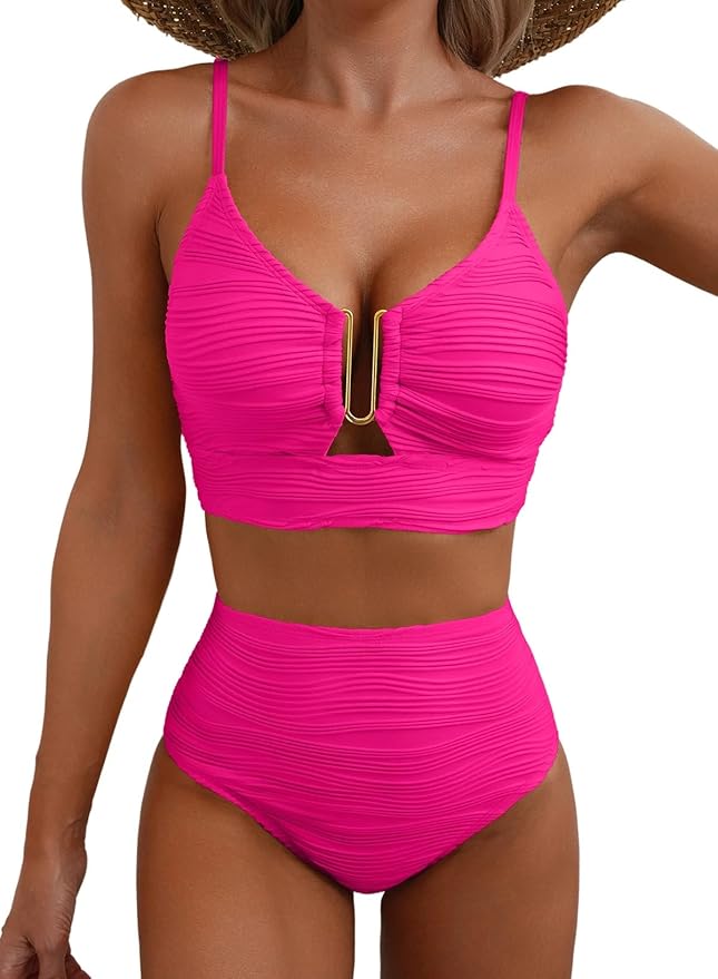 Elowen | Comfortable And Flattering High Waist Bikini Set 18