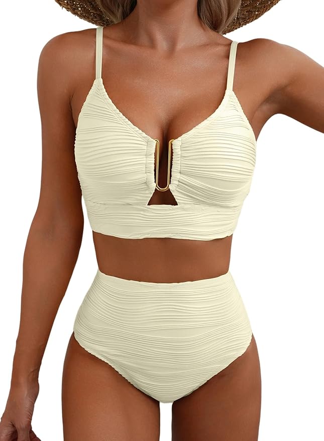 Elowen | Comfortable And Flattering High Waist Bikini Set 8