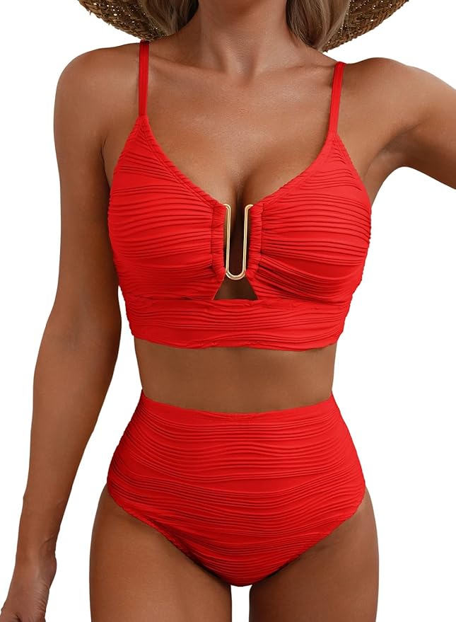Elowen | Comfortable And Flattering High Waist Bikini Set 9