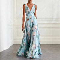 Julia | Elegant and Timeless Floral Wrap Maxi Dress
