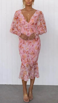 Isabella | Romantic and Stylish Floral Wedding Guest Dress