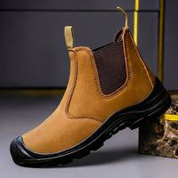 Noah | Durable and Rugged Slip-On Leather Boots