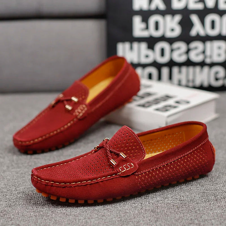Ethan | Premium and Casual Perforated Leather Loafers 5