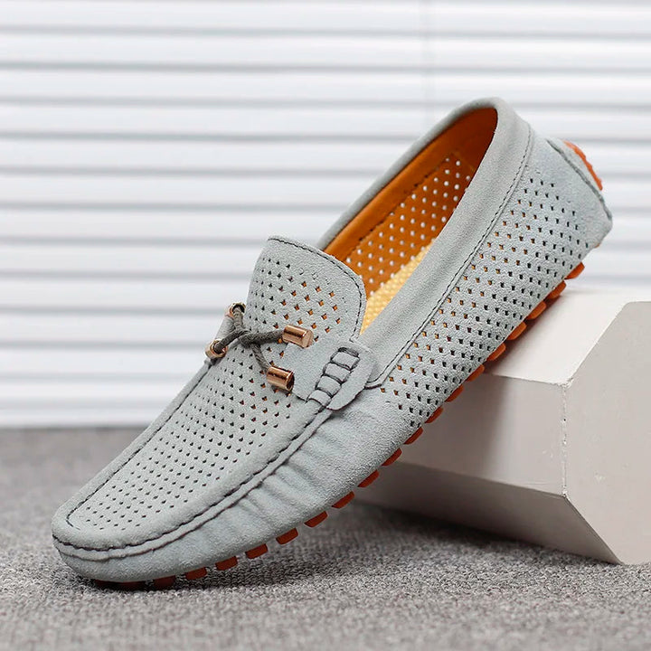Ethan | Premium and Casual Perforated Leather Loafers 9