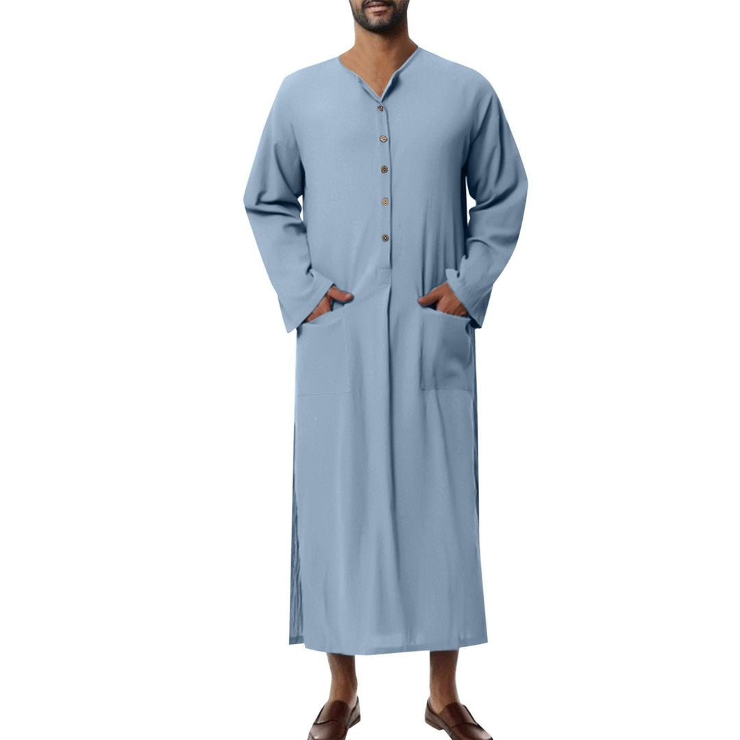 Ethan | Relaxed-Fit Linen Thobe Jubba 7
