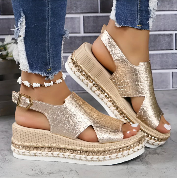 Flora | Timeless and Premium Orthopedic Leather Sandals 0