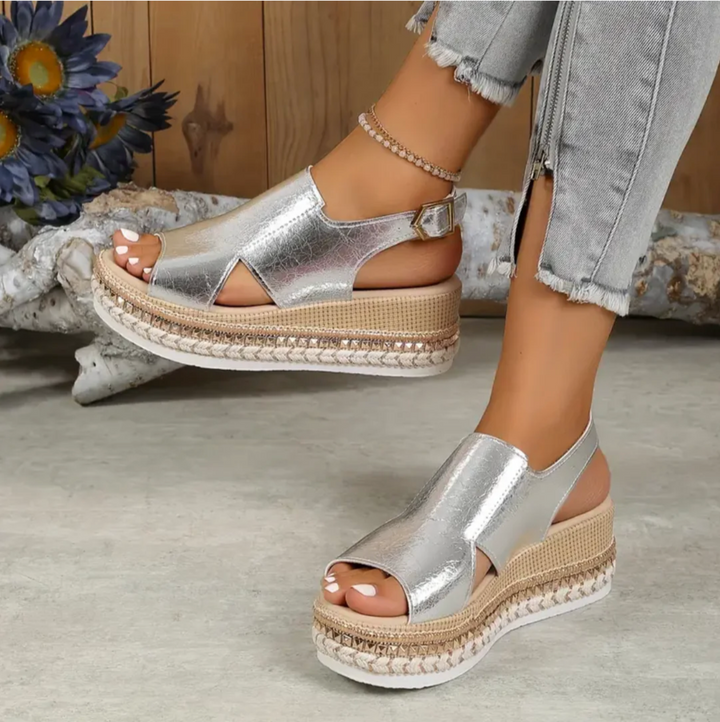 Flora | Timeless and Premium Orthopedic Leather Sandals 6