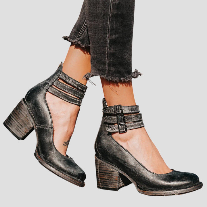 Frieda | Sleek and Versatile Comfort Heels Boots 0