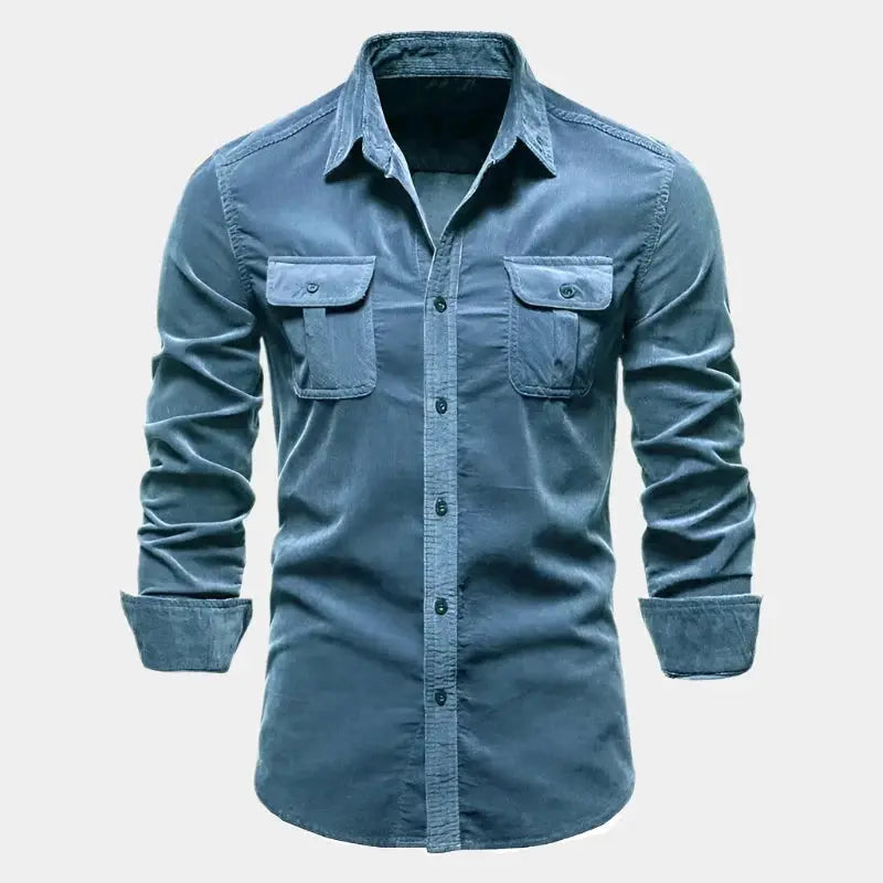 Hamish | Casual corduroy shirt 0
