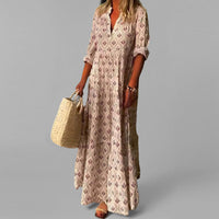 Martha | V-Ausschnitt Maxikleid