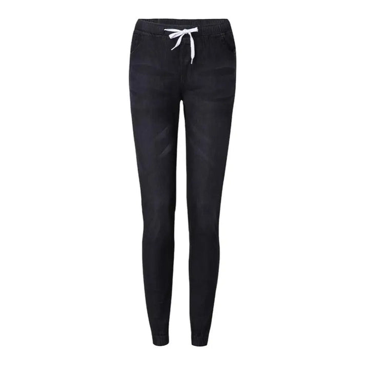Harmony | Comfortable Cotton Blend Denim Joggers 1
