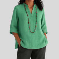 Emily | Relaxed And Breathable Linen Tunic Top