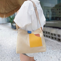 Lily | Modern And Versatile Color Block Tote Bag