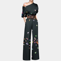 Aurora | Stylisher Jumpsuit mit Schmetterlingsmuster