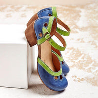Luna | Comfortable and Elegant Orthopedic Low Heel Sandals