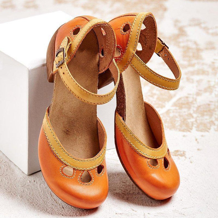 Iris | Low-Heel Orthopedic Support Strappy Sandals 3