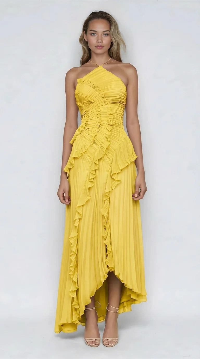 Isabella | Elegant Ruffle Midi Dress 2