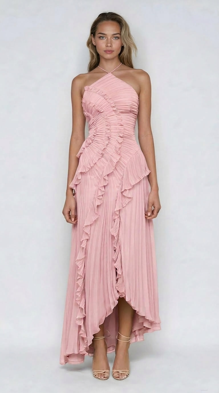 Isabella | Elegant Ruffle Midi Dress 3
