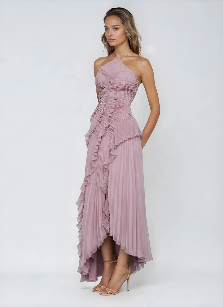 Isabella | Elegant Ruffle Midi Dress 8