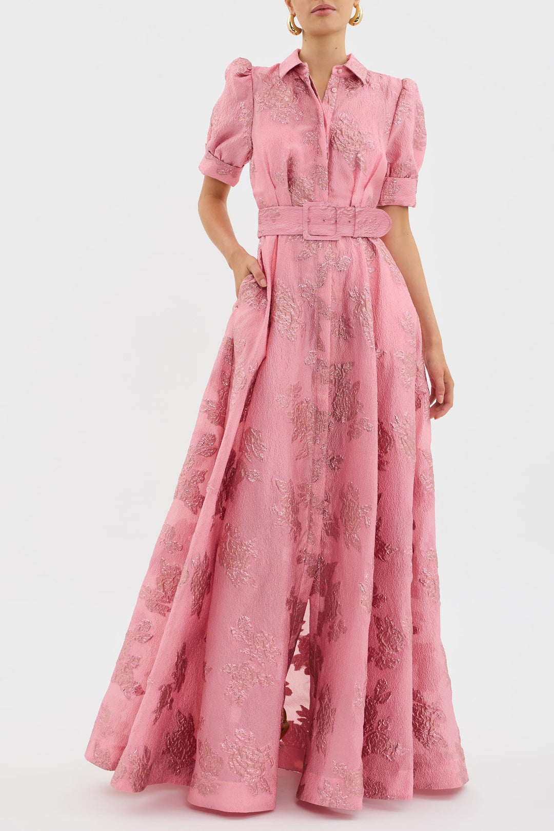 Isabella | Elegant and Lightweight Short Puff Sleeves Dress 1