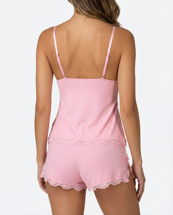 Isabella | Luxurious Lace Camisole and Shorts Set 7
