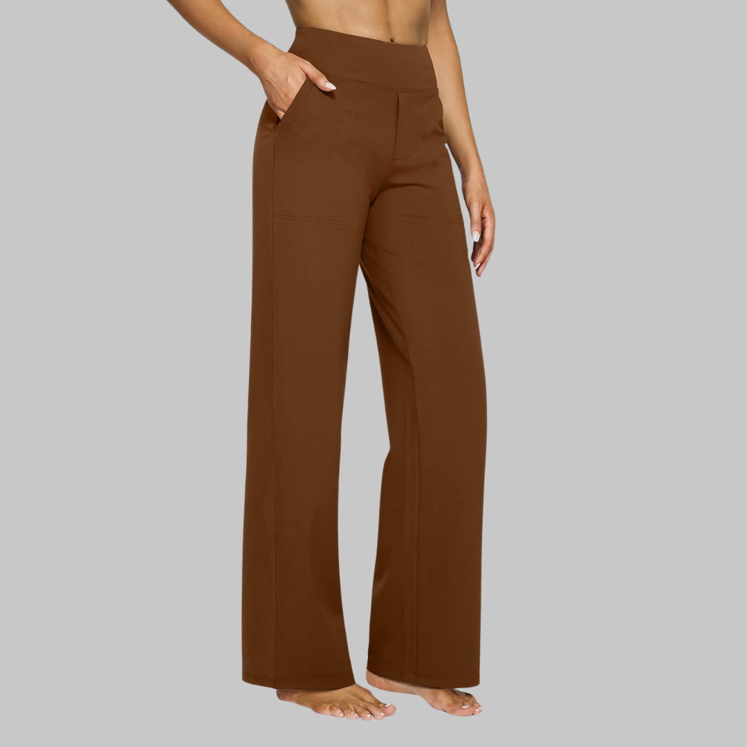 Isabella | Soft And Comfortable Women Wide Leg Trousers 9