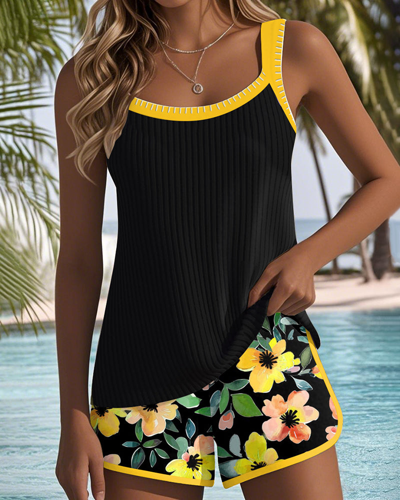 Isabelle | Elegant Tummy-Control Swimwear Tankini Set 6
