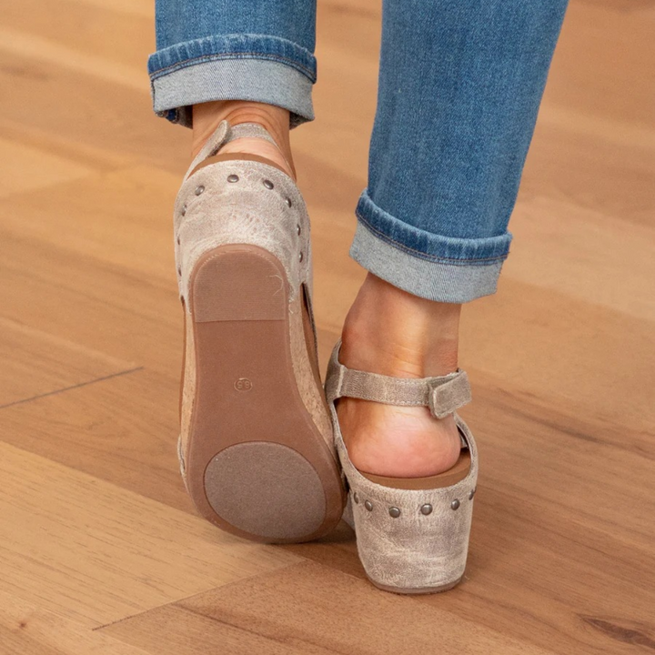 Isla | Orthopedic Wedge Sandals with Soft Suede Comfort 2