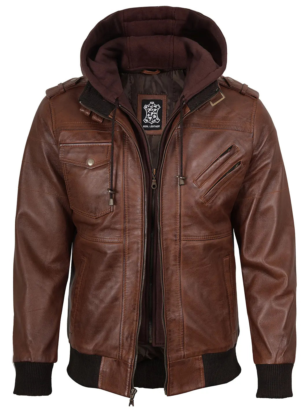 Jasper | Premium Leather Bomber Jacket 0