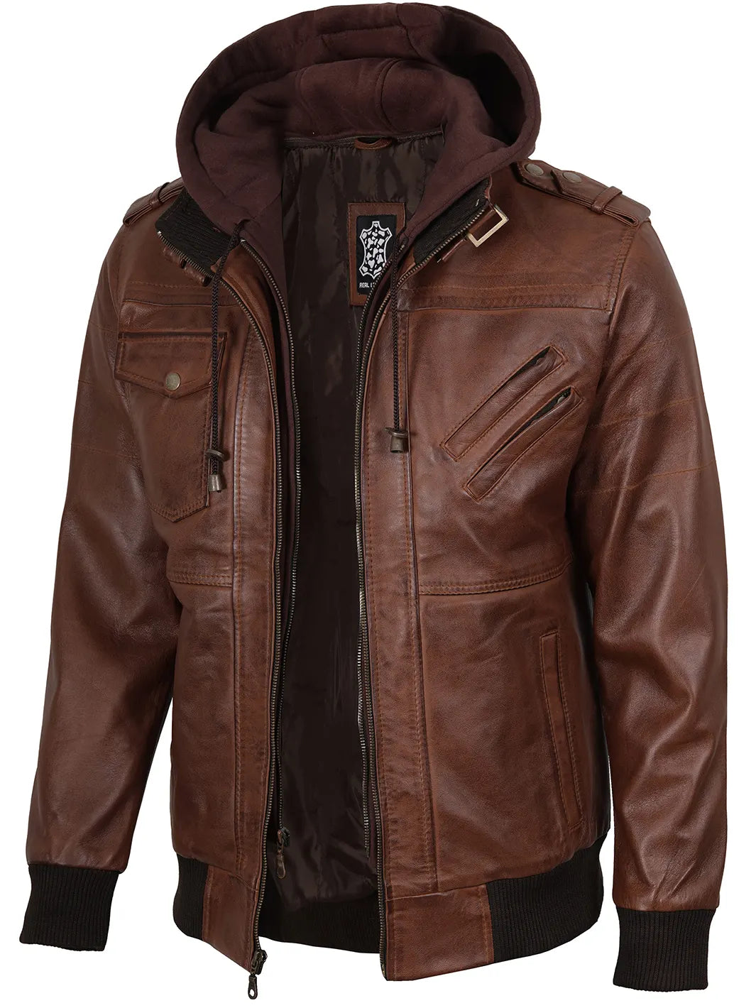 Jasper | Premium Leather Bomber Jacket 1