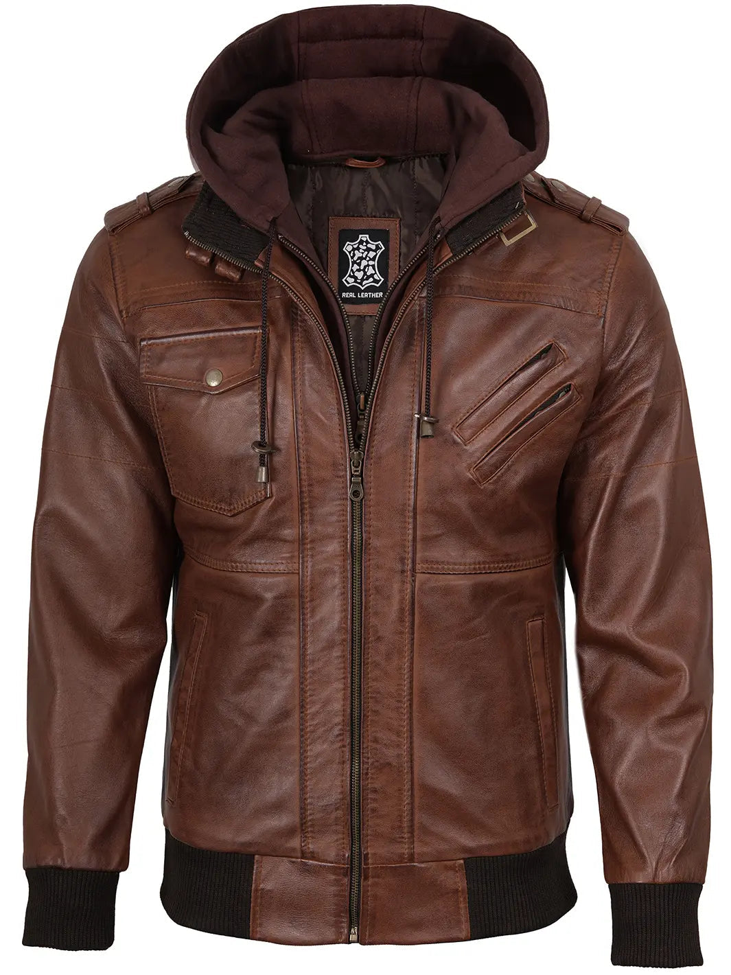Jasper | Premium Leather Bomber Jacket 2