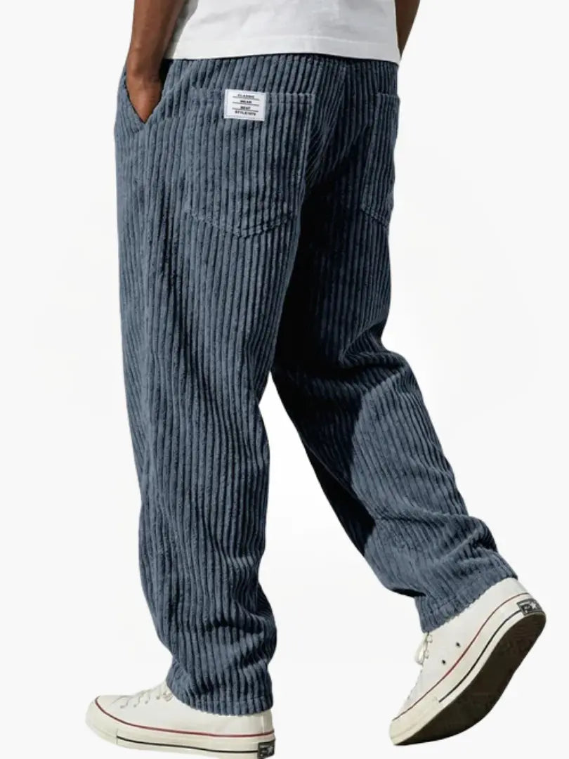 Jasper | Relaxed Fit Brown Corduroy Pants for Men – Comfortable & Stylish Trousers 2