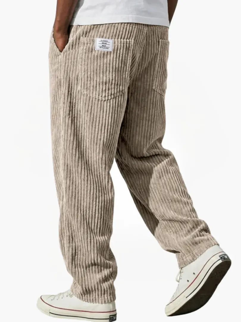 Jasper | Relaxed Fit Brown Corduroy Pants for Men – Comfortable & Stylish Trousers 3
