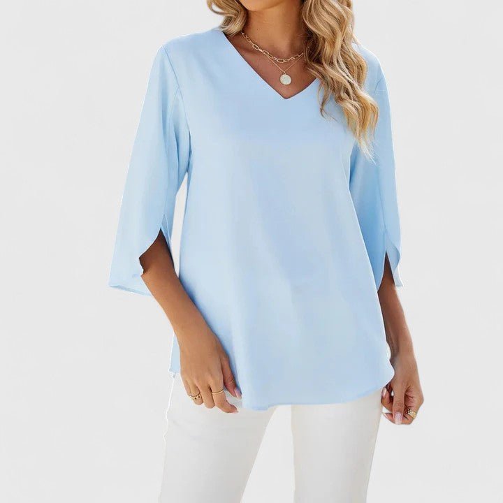 Jessica | Comfortable And Elegant Ruffle Chiffon Blouse 2