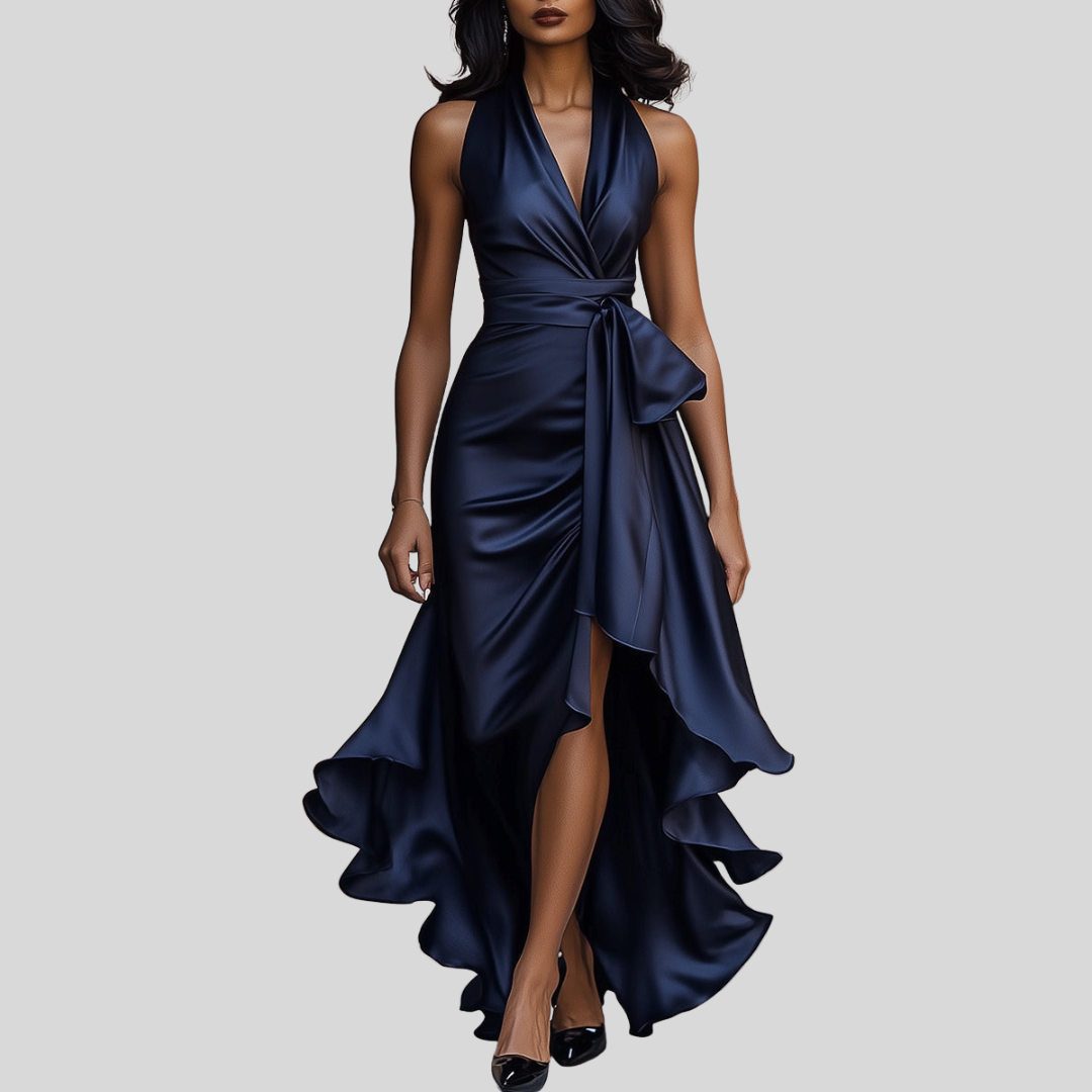 Jessica | Timeless and Glamour Satin Evening Maxi Dress 1