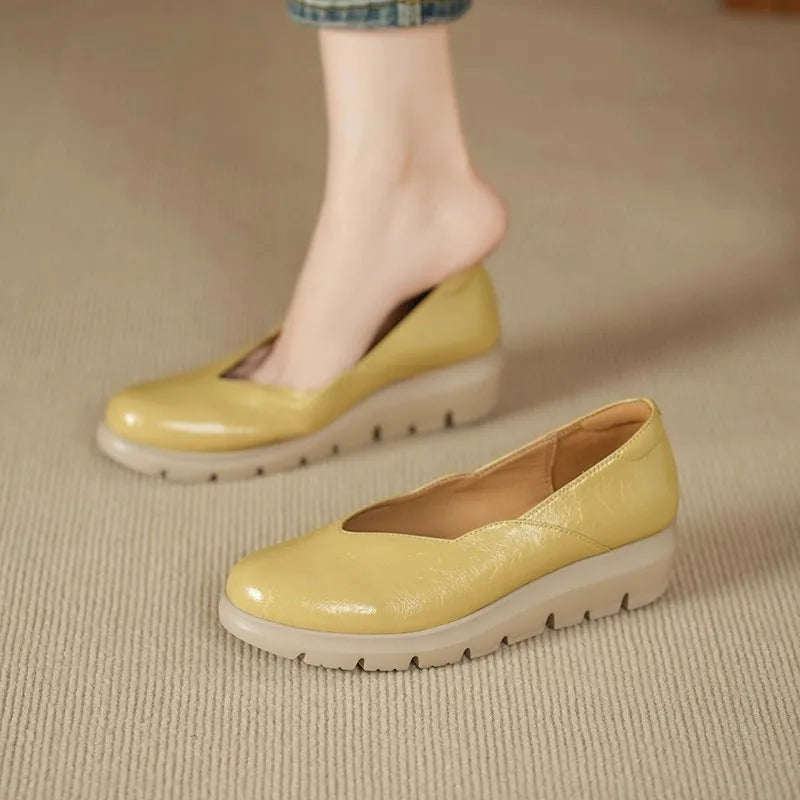 Jessika | Elegant and Comfortable Leather Ballerina Flats 0