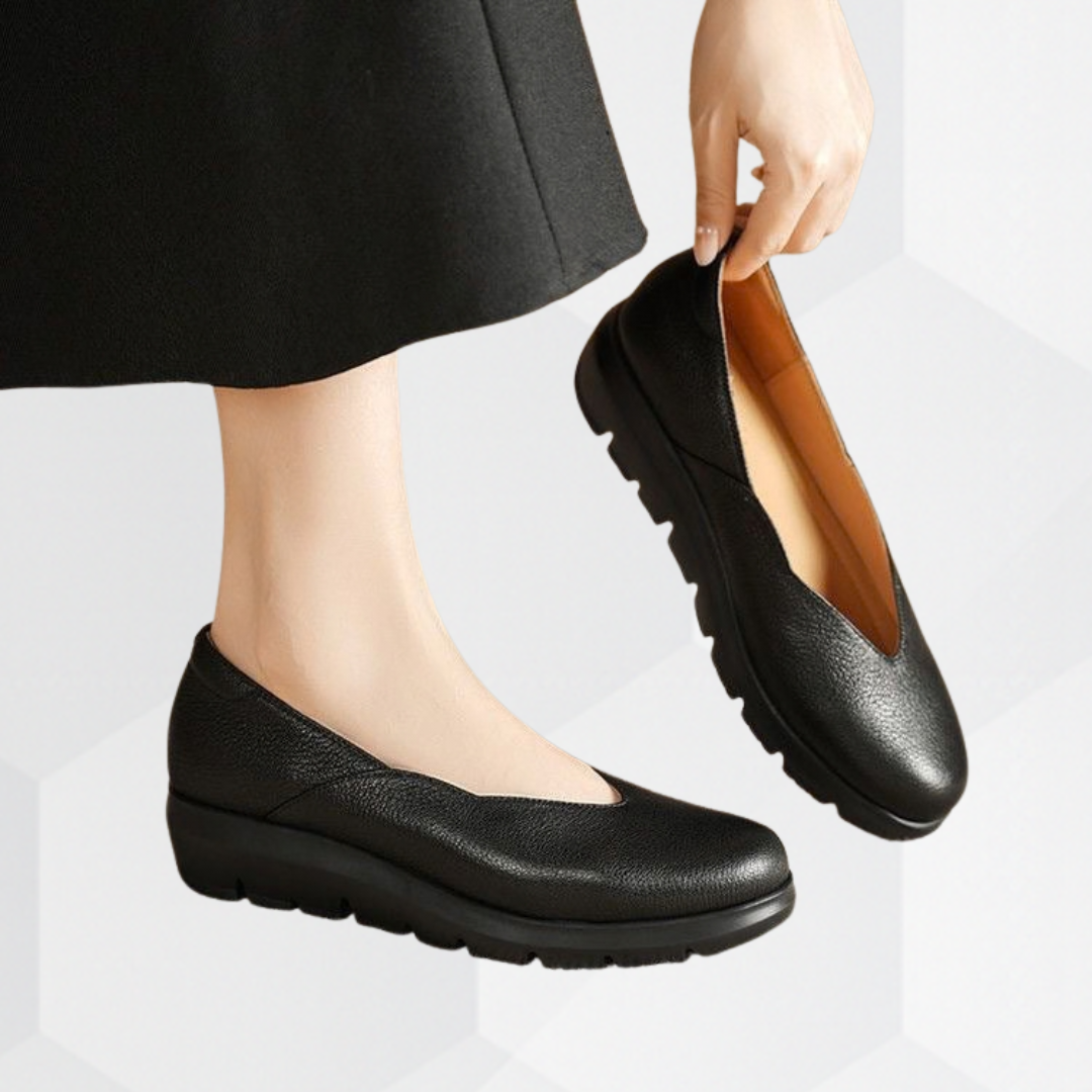 Jessika | Elegant and Comfortable Leather Ballerina Flats 1