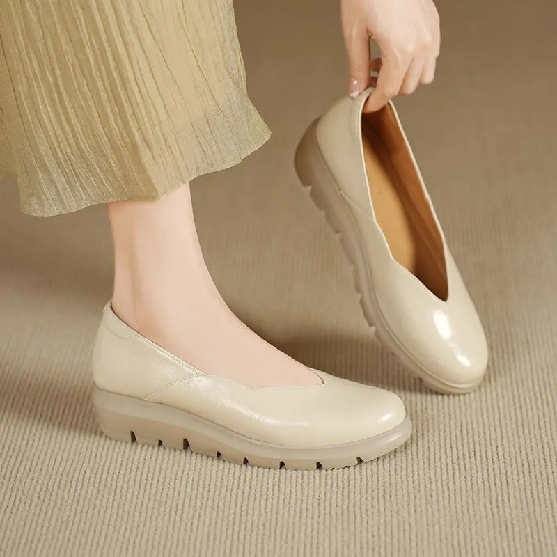 Jessika | Elegant and Comfortable Leather Ballerina Flats 7