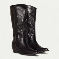 Alice | Sophisticated and Bold Western Pointed-Toe Boots
