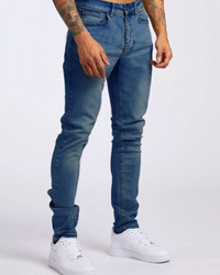 Ryder|Pantaloni in Denim Elasticizzato per Uso Casual e Formale