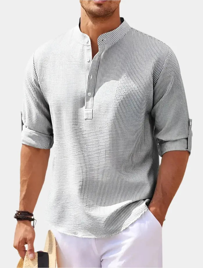 Joren | Men’s Long Sleeve Shirt – Elegant, Comfortable & Versatile White Option Available 5
