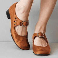 Mila | Supportive And Comfortable Leather Mary Jane Shoes
