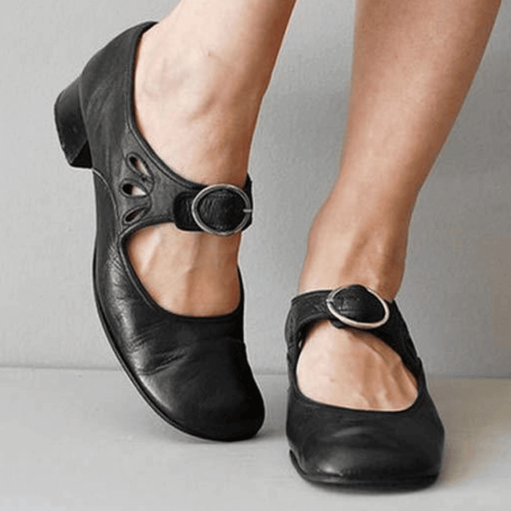 Julia | Supportive Orthopedic Leather Mary Jane Shoes 1