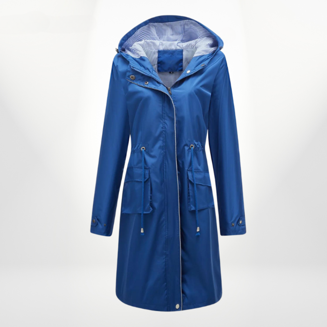 Julia | Waterproof hooded trench coat 0