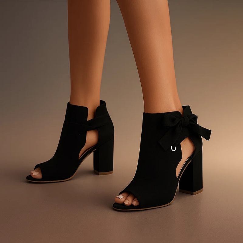 Kara | Elegant, Comfortable & Stylish Women’s Sandals – Premium Suede Peep-Toe Design 3
