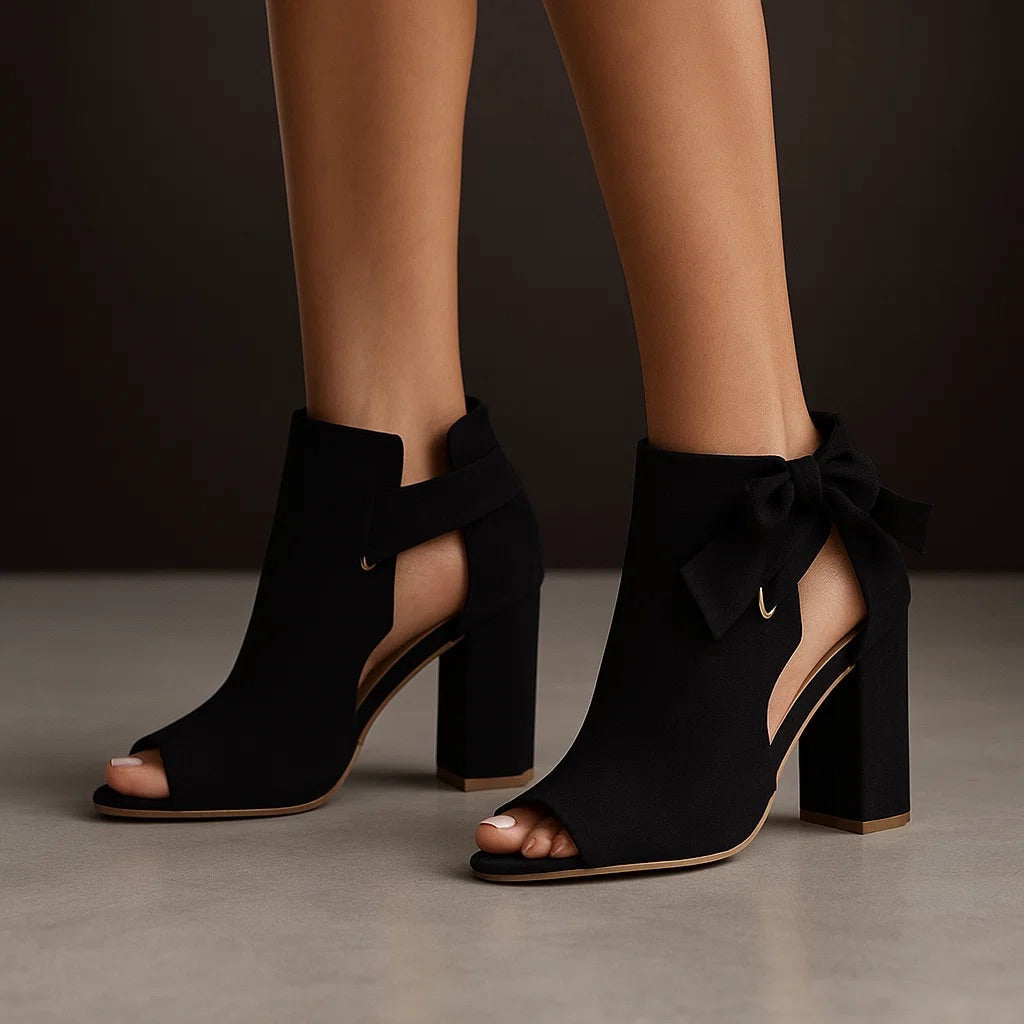 Kara | Elegant, Comfortable & Stylish Women’s Sandals – Premium Suede Peep-Toe Design 5