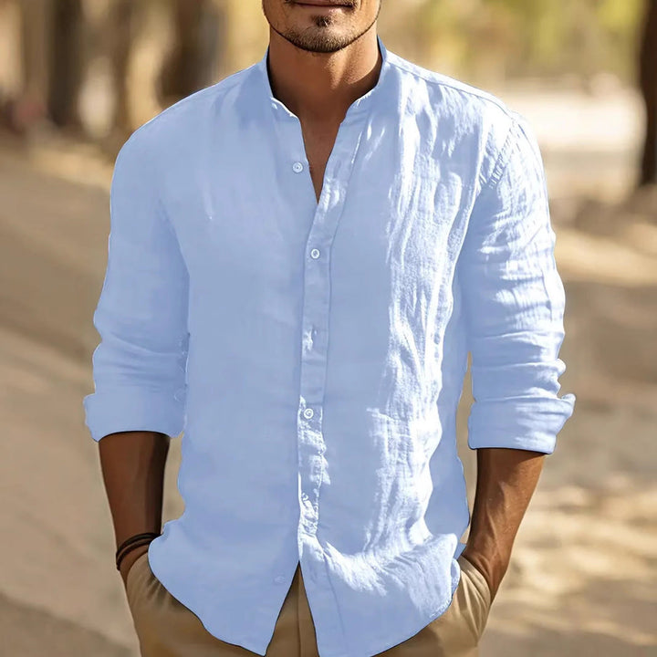 Kellan | Lightweight and Breathable Modern Linen Shirt 1