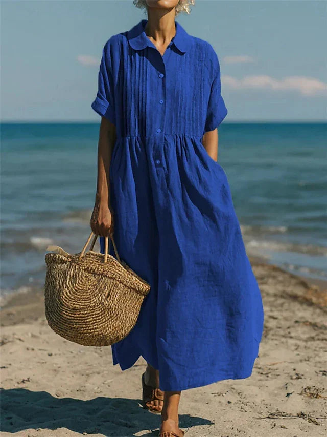 clara shirt dress Clara Shirt Sewing Pattern (PDF) | Beginner-Friendly Women's Shirt & Dress Pattern | Cuban Collar & Variations
